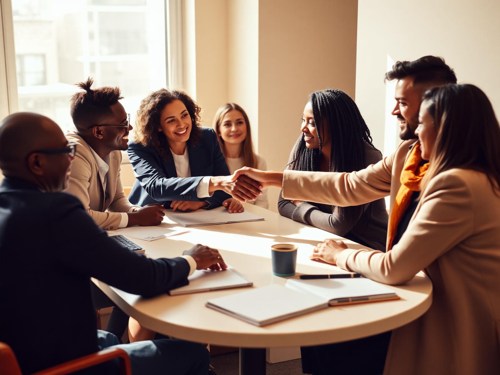 HR professionals collaborating